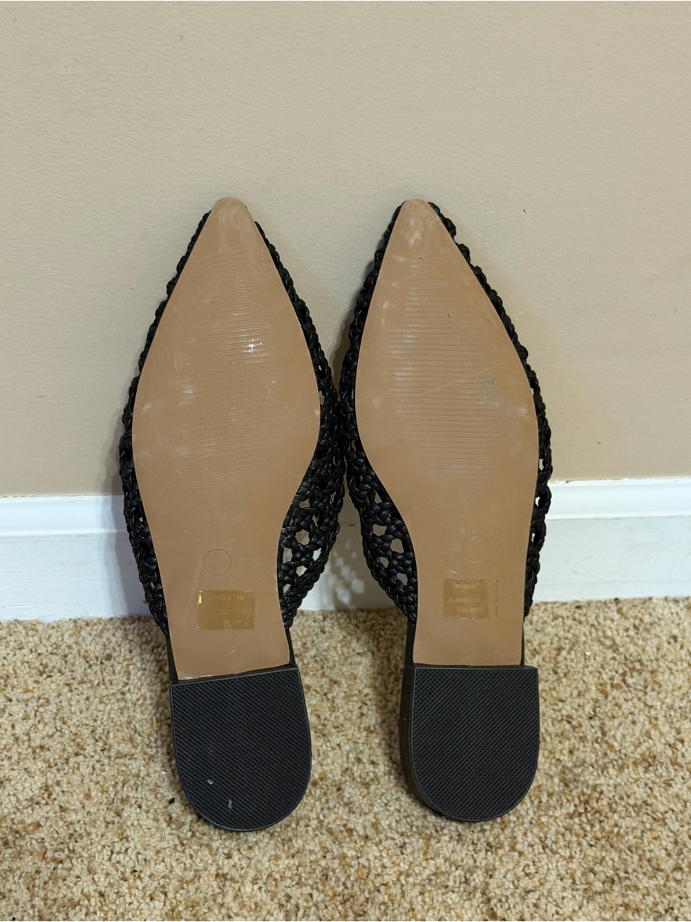 Joie Behold Woven Pointed Toe Mules - Picture 3 of 4